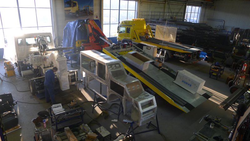 Opbouwen bergingsvoertuigen draait op volle toeren..............