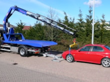 Ligthart haakarm afsleepvoertuig