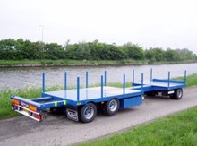 Aanhangwagens uitschuifbaar